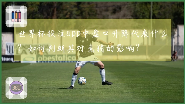 世界杯投注app中盘口升降代表什么？如何判断其对竞猜的影响？